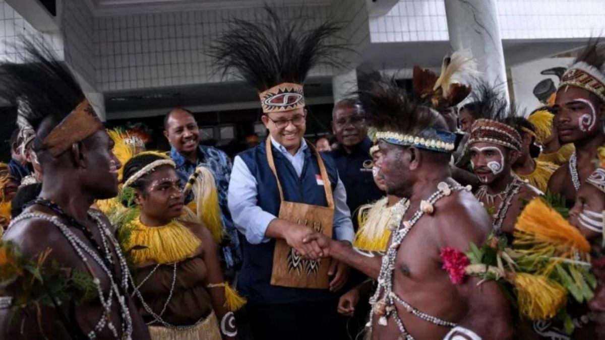 Bakal calon presiden dari Partai Nasdem Anies Baswedan melakukan safari politik ke Papua. [foto dok. Anies]