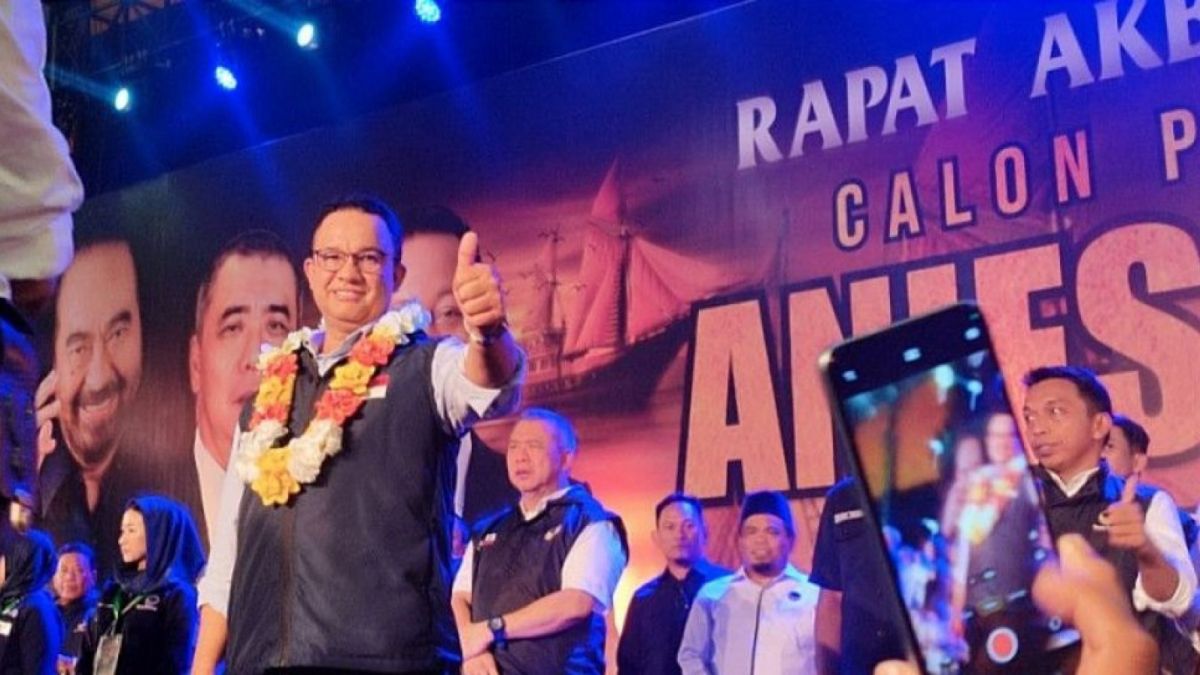 Safari politik capres yang diusung partai NasDem, Anies Baswedan. [Antara]