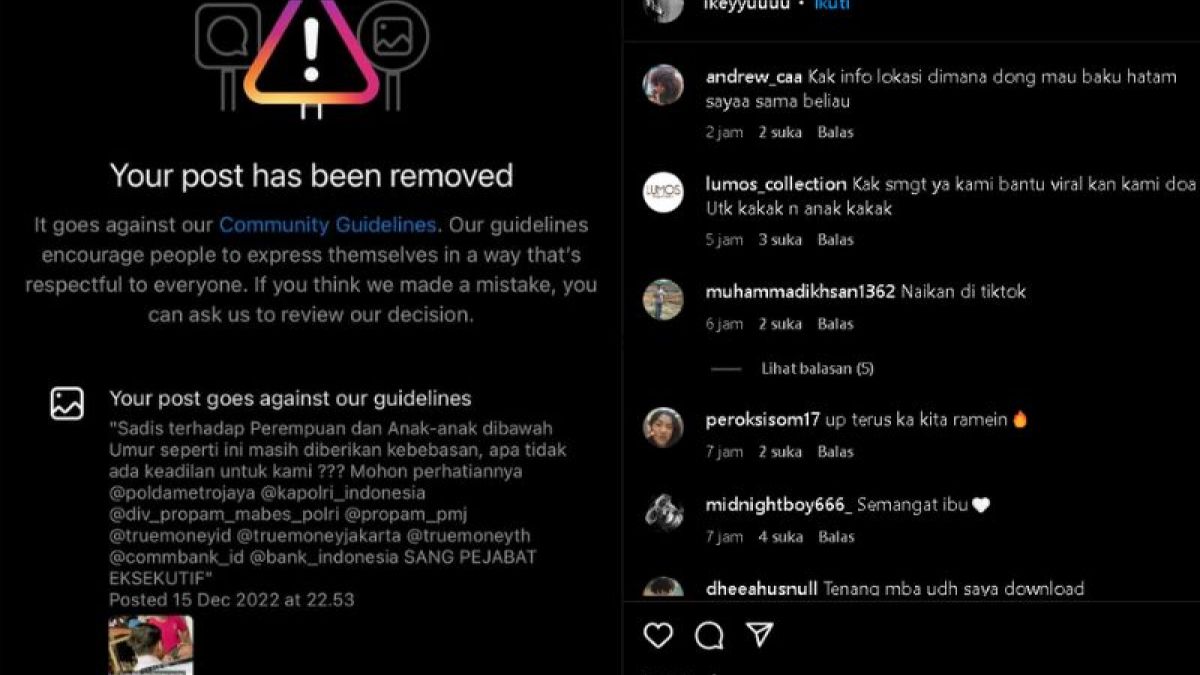 Tangkapan layar pria pukuli anak dan Istri di Jakarta Selatan [Instagram/@ikeyyuuuu]