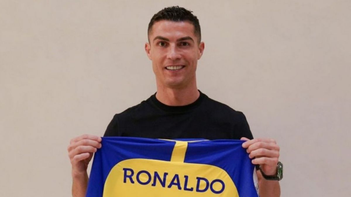 Cristiano Ronaldo diperkenalkan sebagai pemain baru Al Nassr pada 31 Desember 2022. [instagram/@alnassr_fc]