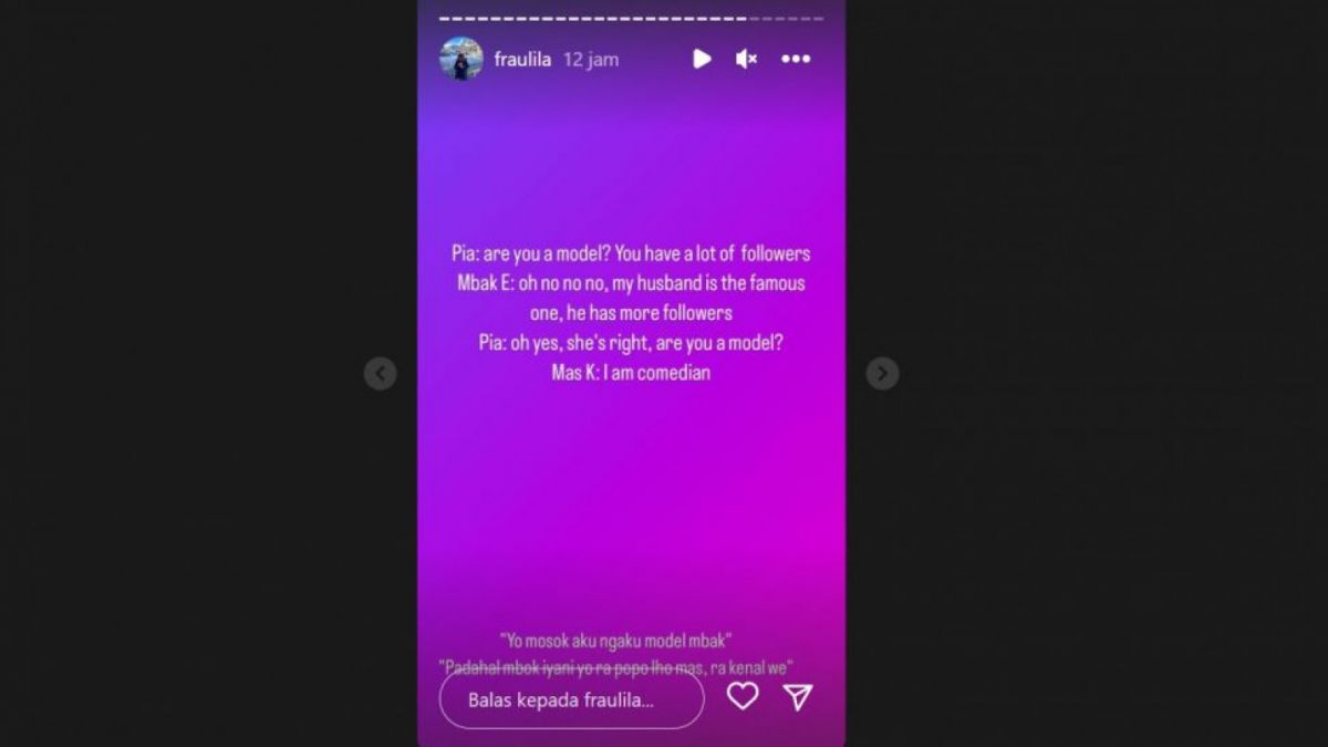 Percakapan lucu antara Kaesang Pangarep, Erina Gudono dan Pia(Instagram/@fraulila)