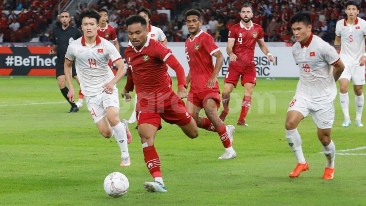 Timnas Indonesia vs Vietnam | Piala AFF 2022 | Saddil Ramdani [Suara.com/Alfian Winanto,]