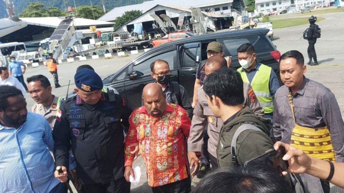 Gubernur Papua Lukas Enembe ditangkap KPK [Foto dok. Polri]