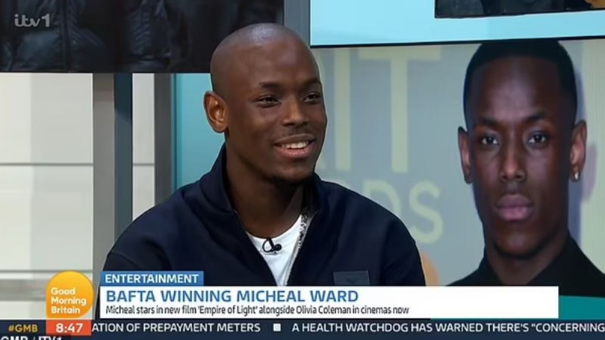 Micheal Ward  pemain film  Film Empire Of Light [Good Morning Britain]