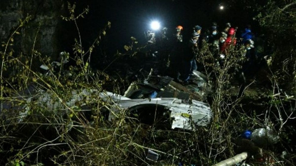 Kecelakaan pesawat di Nepal. [AFP]