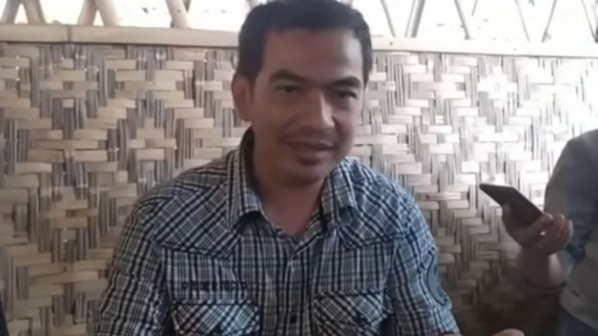 Sugeng, an Audi A6 driver who was named a suspect in the collision of Selvi Amelia in Cianjur, West Java. [YouTube/KOMPASTV]