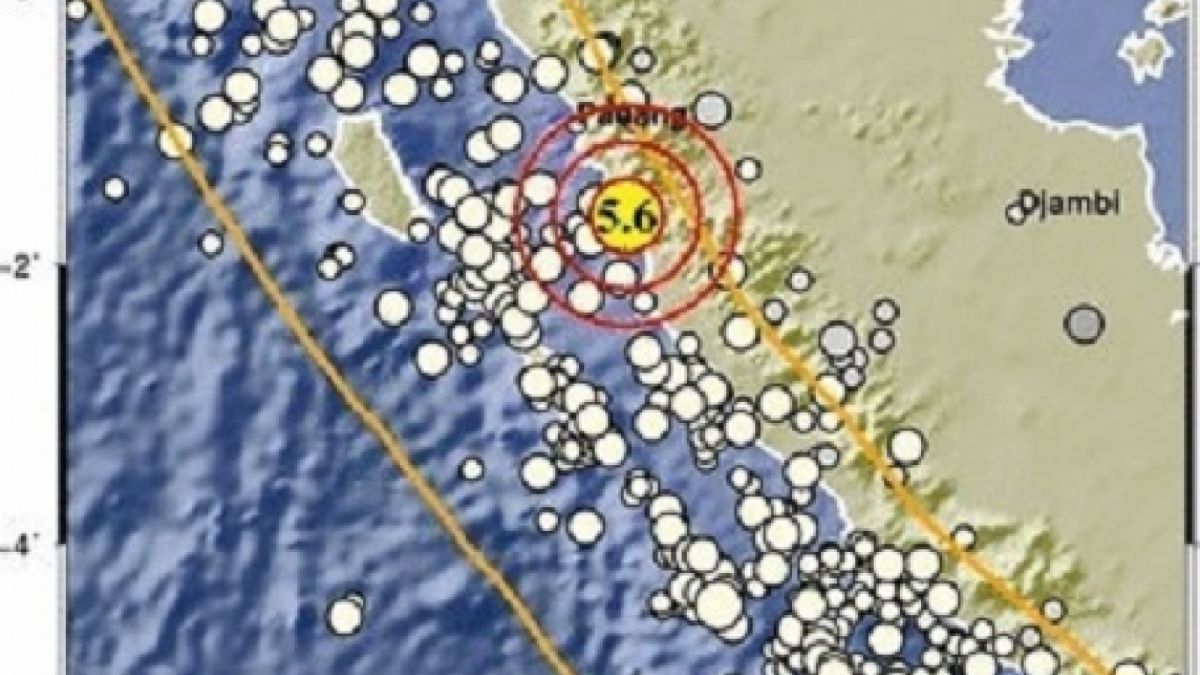 Gempa di Padang Hari Ini Maret 2023 Bermagnitudo 5.5, Berasal dari Pesisir Selatan Sumbar [Twitter/BMKG]
