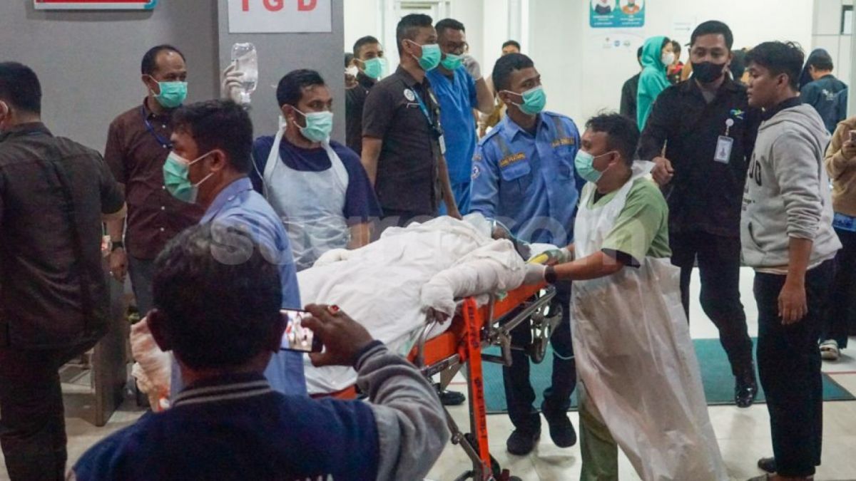 Korban Kebakaran Depo Pertamina Plumpang di Rumah Sakit Koja ; RS Koja [Suara.com/Alfian Winanto]