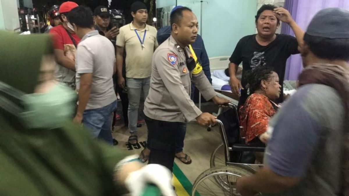 Korban terdampak kebakaran di kawasan Depo Plumpang di Jalan Tanah Merah Bawah RT012/09 Koja, Jakarta Utara [DAMKAR/Serang.Suara.com]