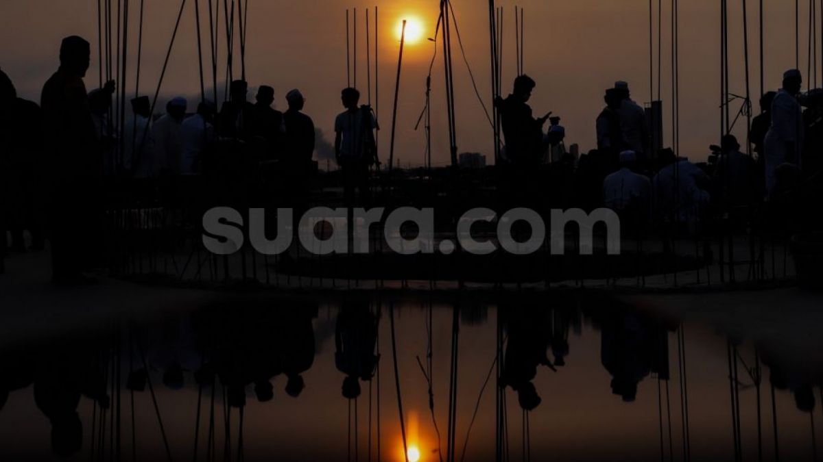 Hilal ; 1 Ramadhan 1444 Hijriah [Suara.com/Alfian Winanto]