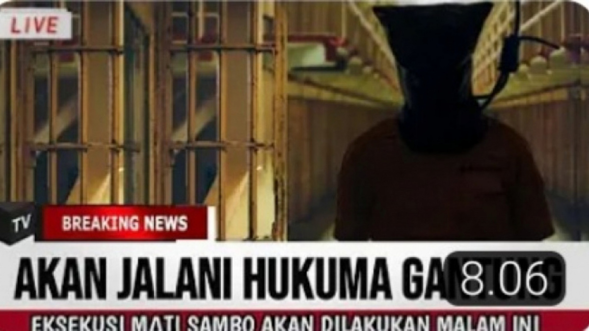 tangkapayan layar youtube tentang ferdy sambo dihukum mati ini malam [Tangkapan Layar (YouTgube)]