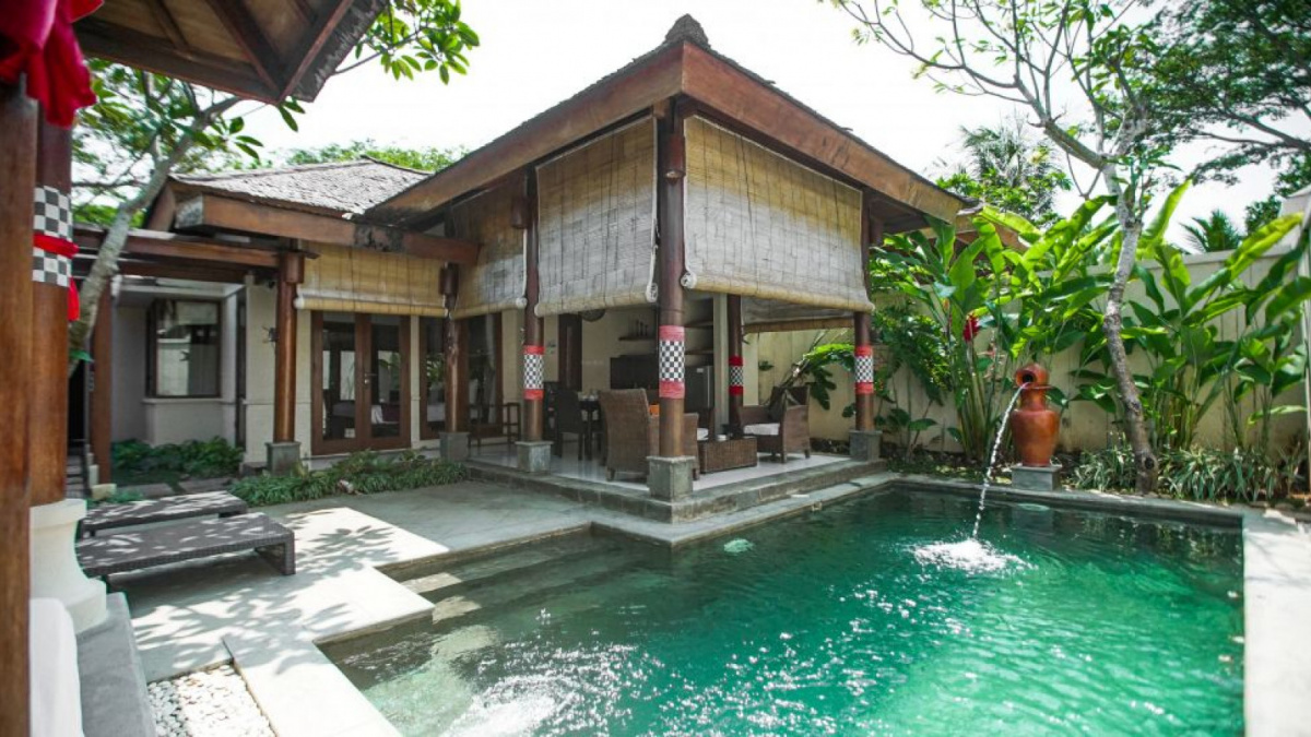 Villa dengan fasilitas private pool di Tanjung Lesung Beach Hotel. (Dok: Tanjung Lesung Beach Hotel)