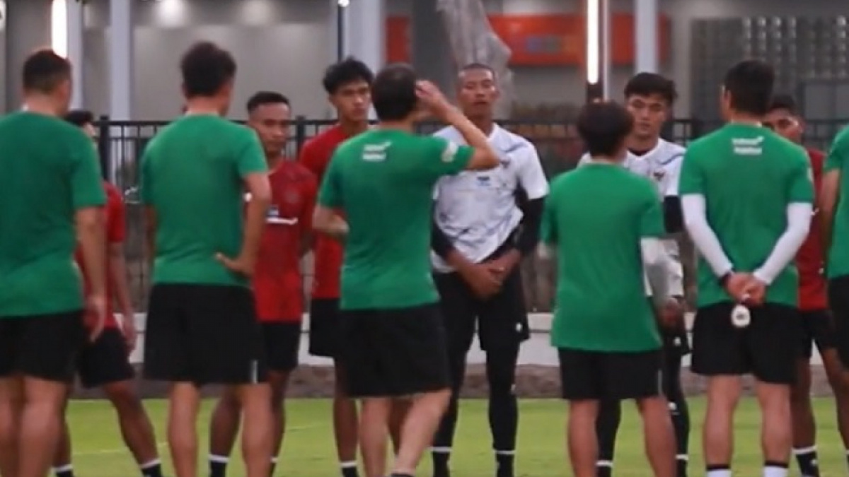 Formasi Timnas Indonesia U-23 buat Malaysia U23 ketar ketir di Piala AFF 2023 Thailand. [Tangkapan Layar/Vidio]