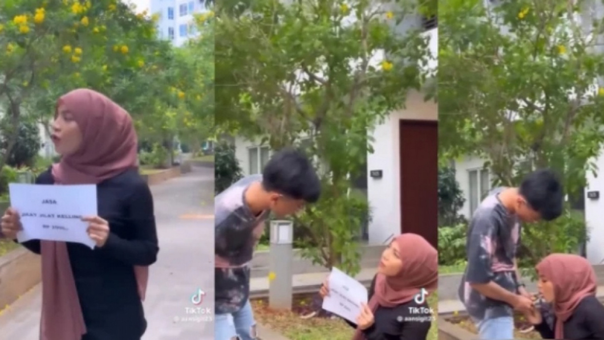 oklin fia jual jasa jilat keliling [TikTok]