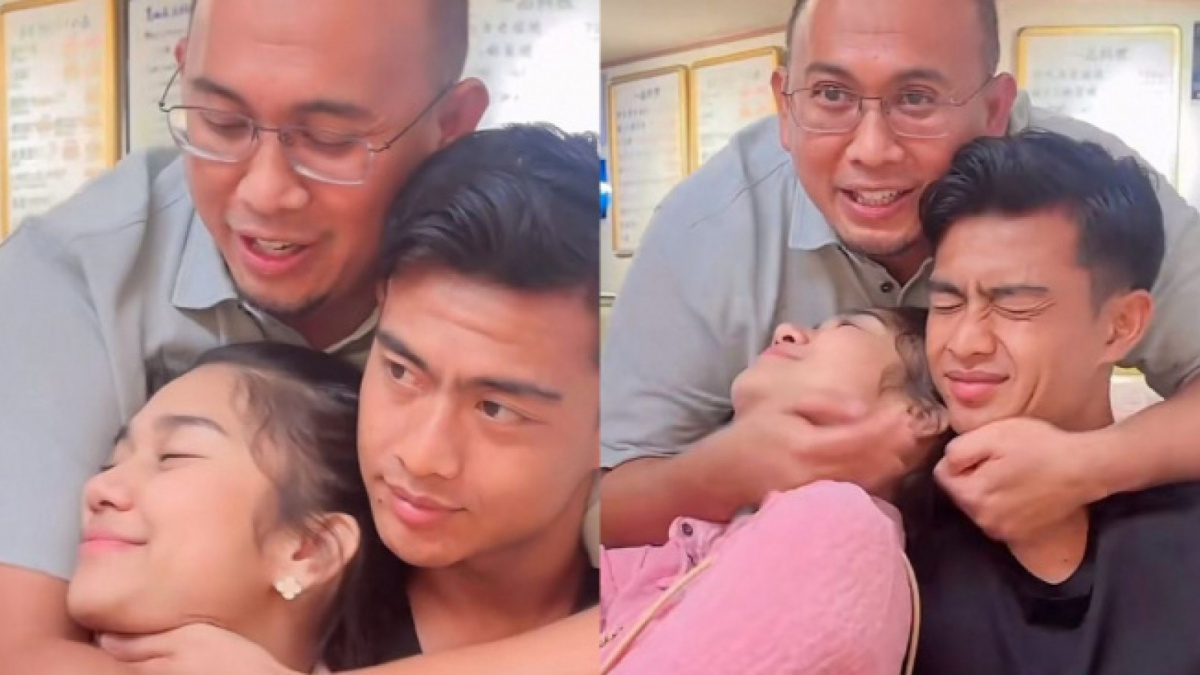 Andre Rosiade bagikan momen saat memeluk Pratama Arhan dan Azizah putrinya yang sudah sah jadi suami istri.