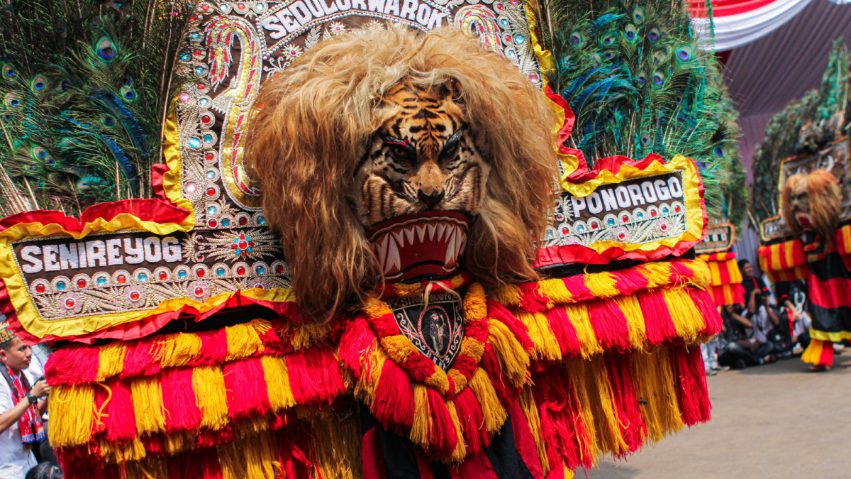 Kemenko PMK Gelar Pawai Reog Ponorogo [SuaraSerang/Anhar Rizki Affandi]