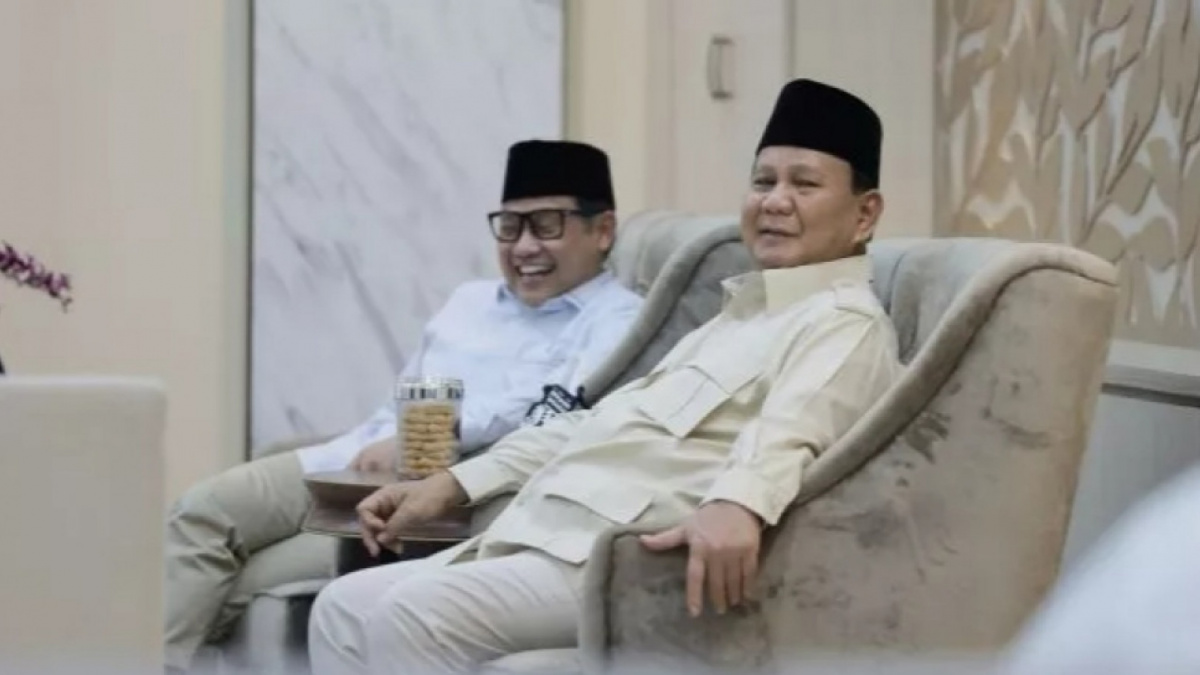 Ketua Umum Partai Gerindra Prabowo Subianto usai bertemu Ketua Umum Partai Kebangkitan Bangsa (PKB) Muhaimin Iskandar atau Cak Imin di kediamannya di kawasan Widya Chandra, Jakarta Selatan, Minggu (9/7/2023). (Dok. Tim Gerindra)