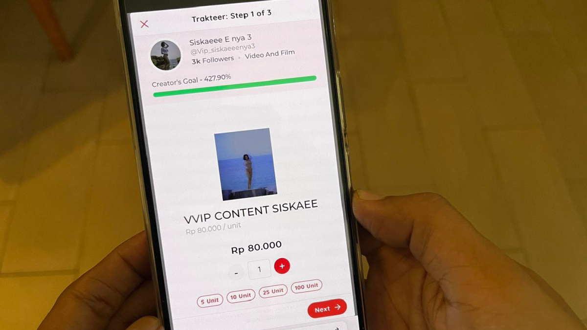 Salah satu platform yang menyediakan konten film dewasa Siskaeee [Suara Serang/Wawan Kurniawan]