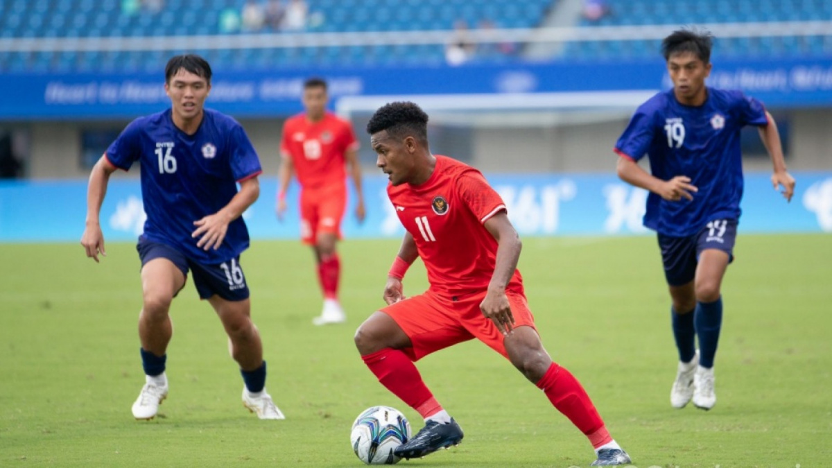 Winger Timnas Indonesia U-24, Ramai Rumakiek [NOC Indonesia//Naif AlAs]