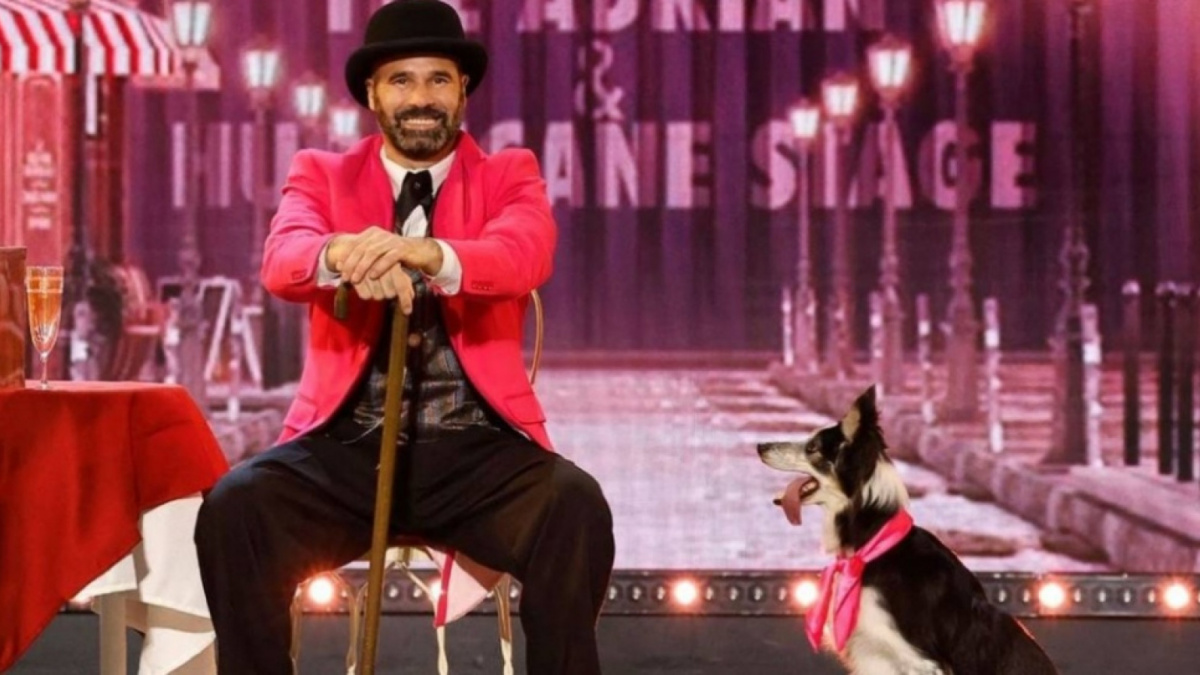 Adrian Stoica dan Hurricane pemenang AGT 2023 [Instagram/@adrianstoica.dogcoach]