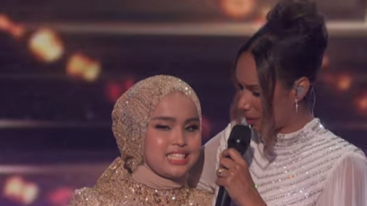 Putri Ariani duet dengan Leona Lewis di result show AGT 2023 [Instagram]
