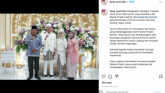 Nikah Gratis, Pengantin Asal Kota Serang Ini Difasilitasi Mobil Mewah Karena Hafalan Surat Yasin