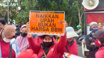 Demo Buruh Tolak Harga BBM Naik Akan Terpusat Di DPR RI