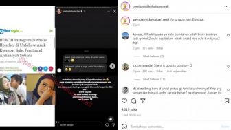 Nathalie Holscher Bereaksi Saat Tau Diunfollow Ferdi Anak Sule