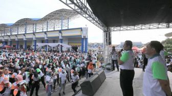 Masyarakat Tangerang Nikmati Atmosfer Stadion Benteng