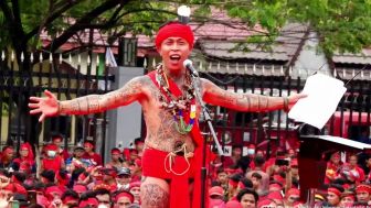 Panglima Tempur Jilah ke Jokowi: Kami Rindu ada Jenderal Militer Penjaga IKN dan NKRI dari Suku Dayak