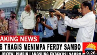 CEK FAKTA: Betulkah Jokowi Eksekusi Mati Ferdy Sambo?