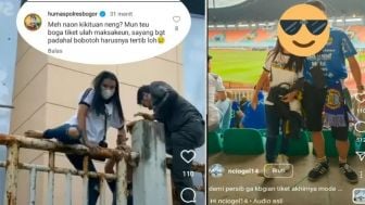 Ayoloh, Ketahuan Manjat Stadion Pakansari, Oknum Bobotoh Dipantau Humas Polres Bogor