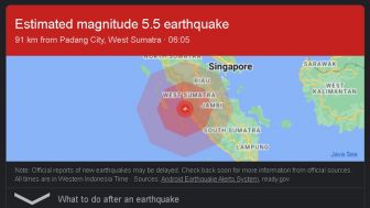 Gempa Padang Membuat Warga Panik di Pagi Kamis Maret 2023, BMKG: Tidak Berpotensi Tsunami