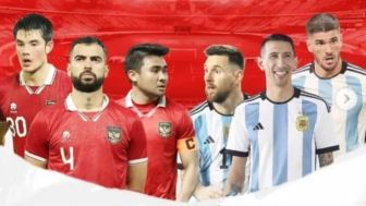 Susunan Pemain Timnas Indonesia vs Timnas Argentina FIFA Matchday, Lengkap Daftar Pemain