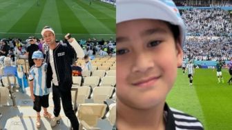 Luapan Hati anak Raffi Ahmad saat Undur Diri jadi Player Escort Timnas Argentina kepada Erick Thohir: 'Nanti aa diteriakin lagi Rafathar kalah'