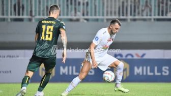 Ditahan Imbang Persikabo, Ini Pernyataan Thomas Doll Soal Performa Marco Simic yang Tampil Sejak Menit Awal