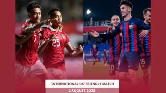 Link Nonton Streaming Timnas U17 Indonesia vs FC Barcelona Juvenil A, Gratis Lengkap Jadwal Tanding