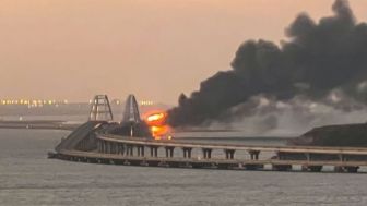 Jembatan Krimea Kena Serang, Rusia Mengamuk dan Setop Berpartisipasi Biji-Bijian Laut Hitam