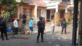 Ledakan di Perumahan Lippo Taman Ubud Tangerang, Tim Gegana Datangi Lokasi Kejadian