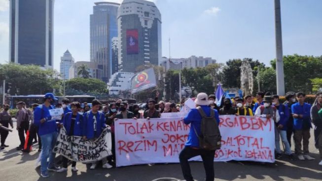 4.000 personel amankan demo terkait BBM di kawasan Monas