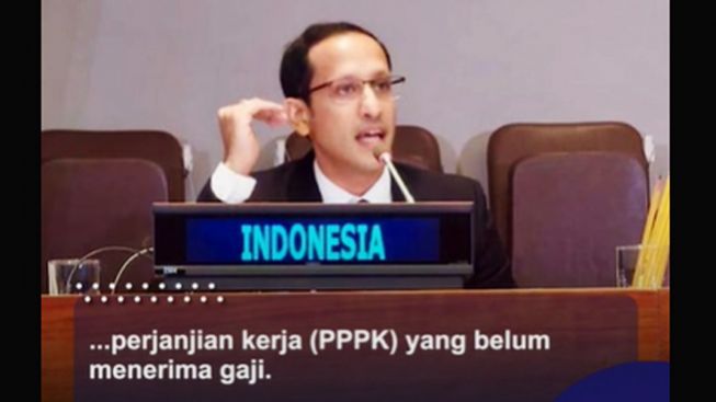 Nadiem Makarim Dirujak Anggota DPR Imbas Nasib Guru PPPK