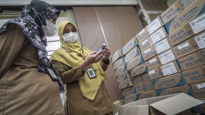 Belasan Ribu Obat Mengandung Bahan Berbahaya Jenis Paracetamol dan Antasida Ditarik Dinkes Kota Tangerang