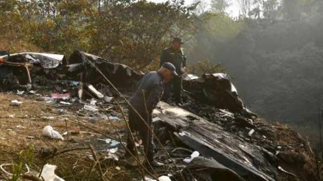 Hancur Berkeping, 68 Dilaporkan Tewas Dalam Kecelakaan Pesawat di Nepal