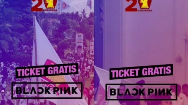 Serbuuuu! Partai Gerindra Bagi-bagi Tiket Konser BLACKPINK, Ini Syaratnya