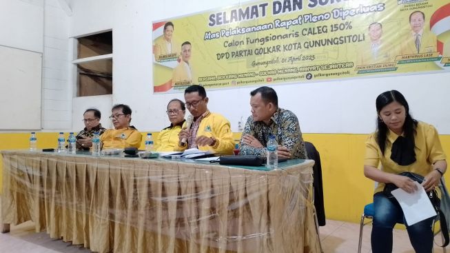 Golkar Kota Gunungsitoli Optimis Menang Pemilu 2024, Jhon Kristian Ziliwu: Besok Mendaftar ke KPU