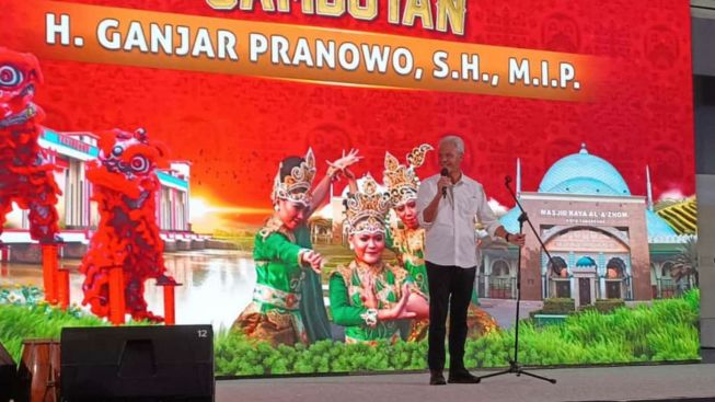 Ganjar Pranowo Tiba di Tangerang, Warga: Presiden Kita 2024