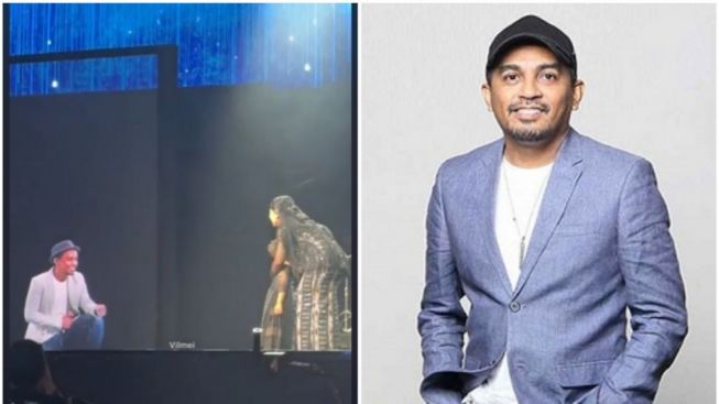 Momen Haru! Gewa 'Bertemu' dengan Ayahnya Glenn Fredly di Atas Panggung Bikin Penonton Mewek