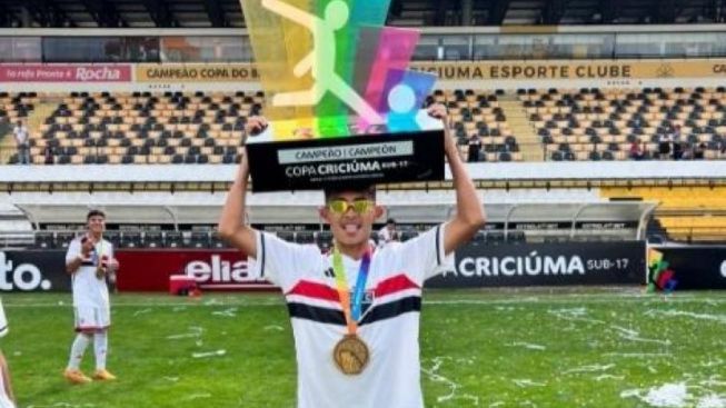 Rupanya Begini Posisi Welber Jardim di FC Sao Paulo U17, Pemain Naturaliasi Kelahiran Banjarmasin di Brasil