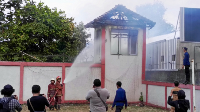 Kebakaran Menara Pengawas Rupbasan Kelas I Jakarta Barat di Tangerang