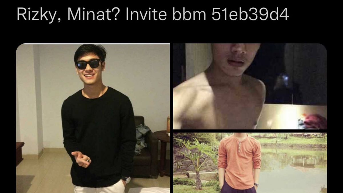 Tangkapan layar Rizky Billar di akun @GigoloJKT1993 [twitter/banyusadewa]